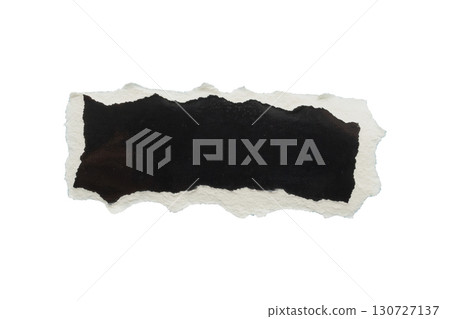 piece of black paper tear isolated on white background 130727137