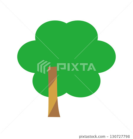 Simple fresh green illustration Simple fresh green illustration 130727798