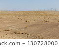 Vast desert landscape with power lines in the remote Jowzjan Province of northern Afghanistan 130728000