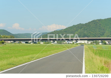 Summer blue sky and country scenery Summer blue sky and country scenery 130728200