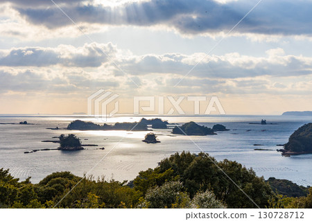 長崎縣佐世保市九十九島船越展望台 長崎縣佐世保市九十九島船越展望台 130728712