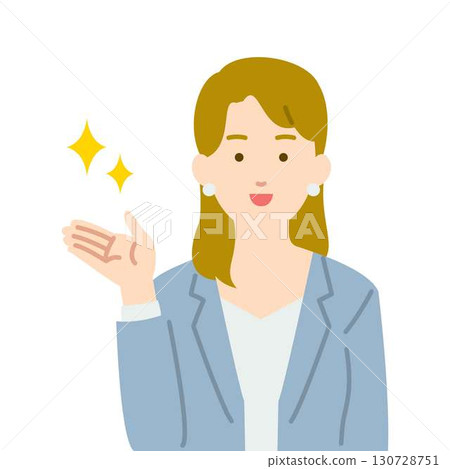 穿西裝的年輕女子 穿西裝的年輕女子 130728751