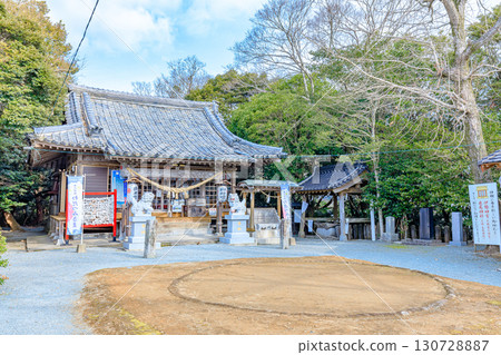 Nagao Shrine in winter, Shiranui Town, Kumamoto Prefecture 130728887