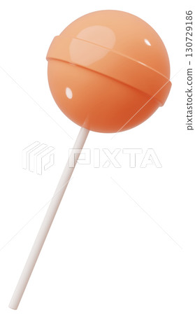 3D material_lollipop_orange 130729186