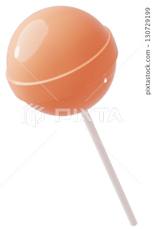 3D material_lollipop_orange 130729199