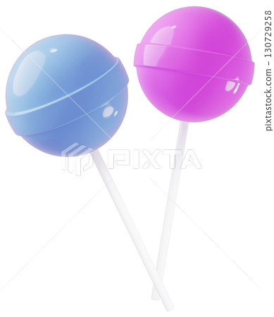 3D material_lollipop_light blue 130729258