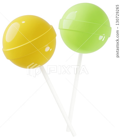 3D material_lollipop_yellow 130729265