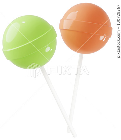 3D material_lollipop_yellow-green 130729267