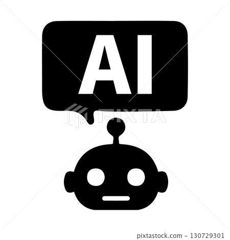 AI artificial intelligence icon AI artificial intelligence icon 130729301
