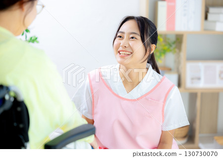 A young caregiver A young caregiver 130730070