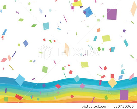 Colorful confetti background Colorful confetti background 130730366