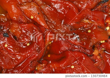 Roasted red Macedonian peppers Roasted red Macedonian peppers 130730464