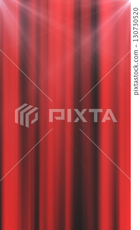 A soft, glowing curtain of red, with a mesmerizing flow of light and shadow, creating a dramatic and intense atmosphere 130730520