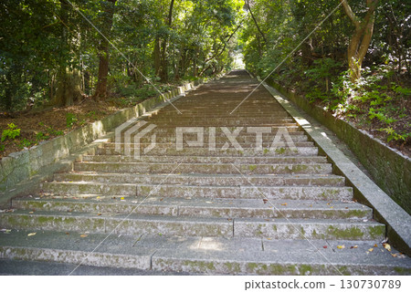 Stairs leading to Toyokuni Shrine in Kyoto Stairs leading to Toyokuni Shrine in Kyoto 130730789