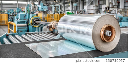 Modern Aluminum Production Factory Featuring Cutting-Roller Line and Advanced Engineering Equipment 130730957
