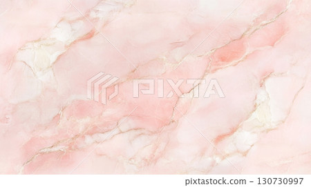 Elegant Romantic Pink Marble Texture with Delicate Veining and Soft Pastel Hues for Luxurious Decor Elegant Romantic Pink Marble Texture with Delicate Veining and Soft Pastel Hues for Luxurious Decor 130730997