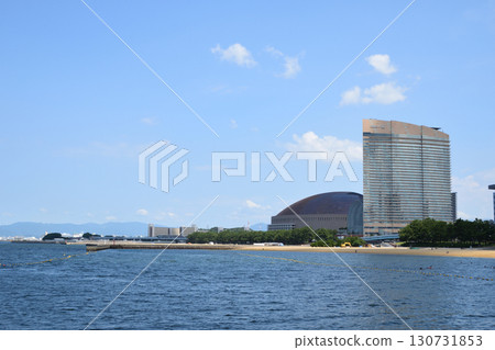 海邊的風景 百道海濱公園 海邊的風景 百道海濱公園 130731853