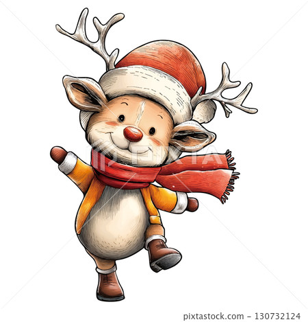 Cute Reindeer 130732124