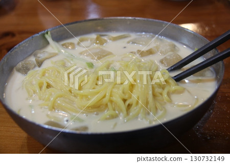 korean soybean noodle korean soybean noodle 130732149