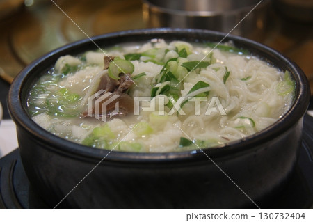 noodles with meat in soup noodles with meat in soup 130732404