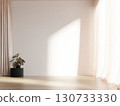 empty room mockup, wall and floor 130733330