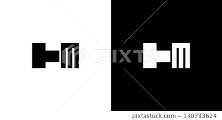Unique and strong H key logo design 130733624