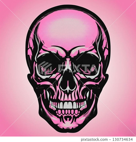 Pink Skull Front Pink Skull Front 130734634