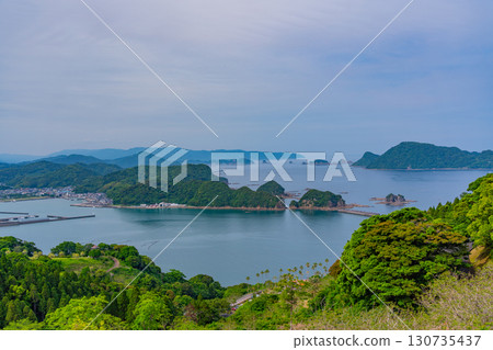 [Nichinan City, Miyazaki Prefecture] View of the Sotoura Sea from Jacaranda Forest (Useful Botanical Garden) 130735437