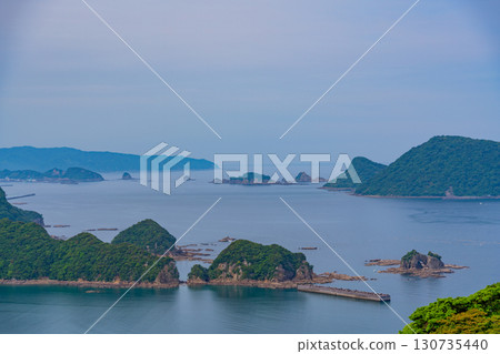 [宮崎縣日南市]從藍花楹林（實用植物園）眺望外浦海 130735440