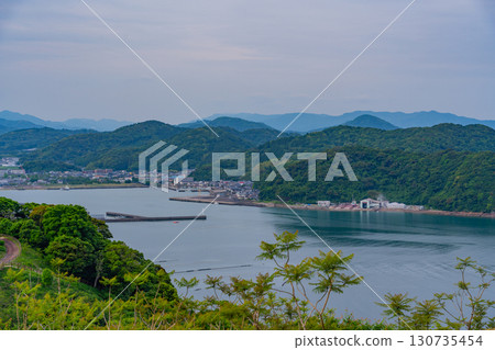 [宮崎縣日南市]從藍花楹林（實用植物園）眺望外浦海 130735454