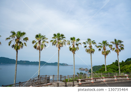 [Nichinan City, Miyazaki Prefecture] View of the Sotoura Sea from Jacaranda Forest (Useful Botanical Garden) 130735464