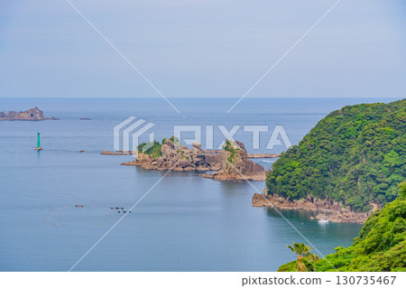[Nichinan City, Miyazaki Prefecture] View of the Sotoura Sea from Jacaranda Forest (Useful Botanical Garden) 130735467