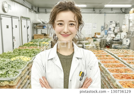 Miyu series: Product pallets in the center of the freezer, inspected by Miyu 130736129