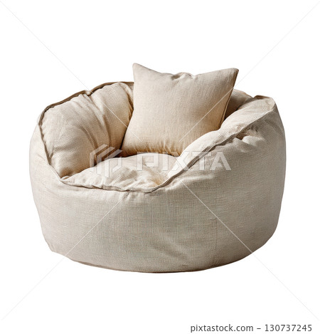 Cozy Large Bean Bag Chair with Soft Fabric and Removable Pillow for Relaxation and Comfort in Any Space 130737245
