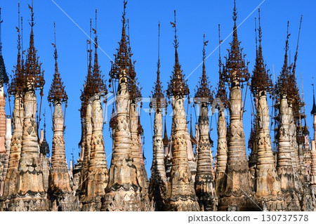 Myanmar, Kakku, Kakku ruins, pagoda complex 130737578
