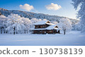 Snow scene 130738139