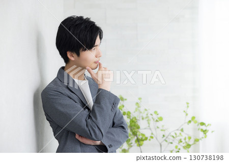 A serious looking businessman 130738198