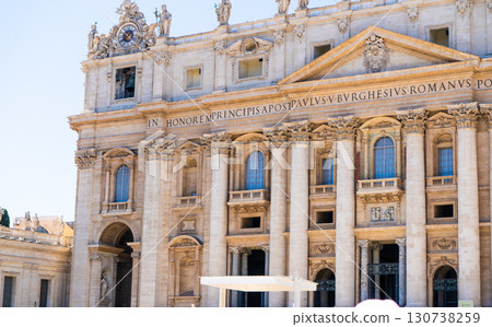 St. Peter's Basilica Vatican architecture building facade St. Peter's Basilica Vatican architecture building facade 130738259