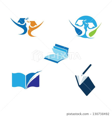 Education Logo Template vector illustration Education Logo Template vector illustration 130738492