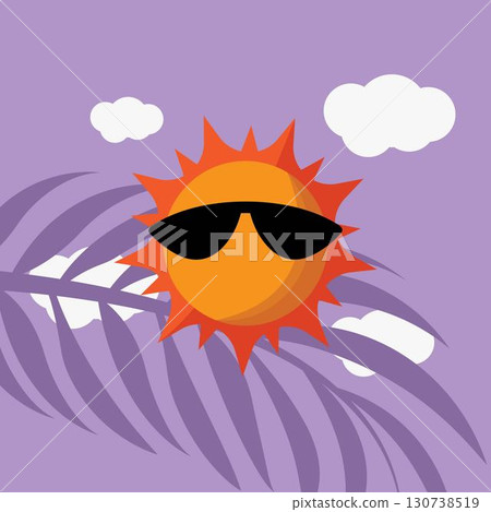 Summer logo vector illustration. Summer time Summer logo vector illustration. Summer time 130738519