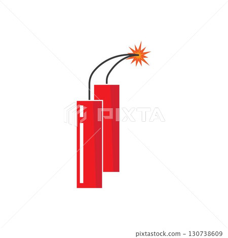 Time Bomb dynamite icon vector design 130738609