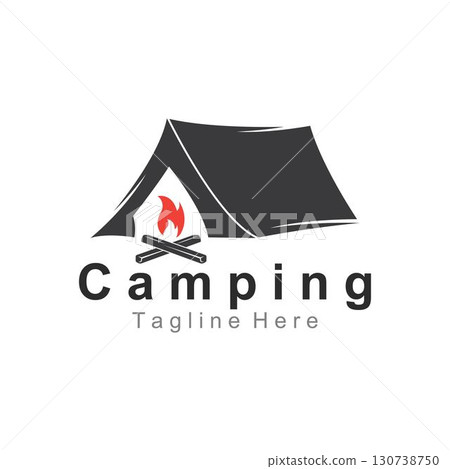 Camp Logo design, Tent Camping logo vector design Camp Logo design, Tent Camping logo vector design 130738750