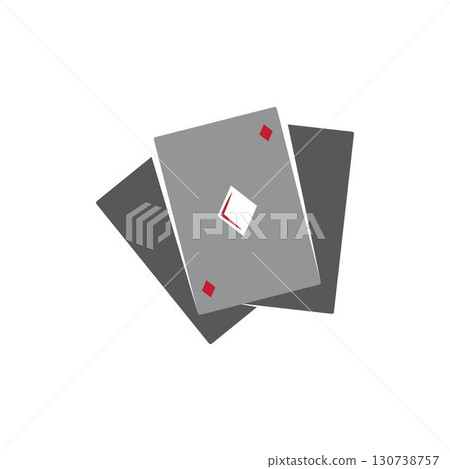 Playing card icon vector illustration 130738757