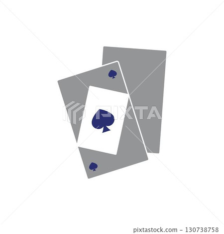 Playing card icon vector illustration 130738758