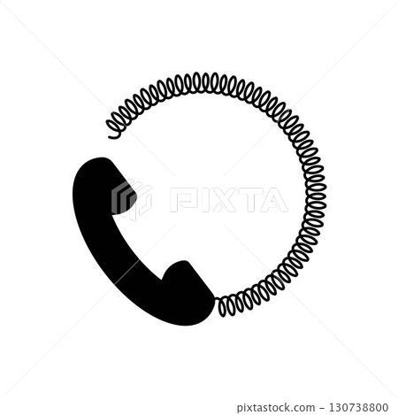 Telephone icon customer service call logo vector 130738800