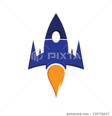 rocket logo icon vector template rocket logo icon vector template 130738837