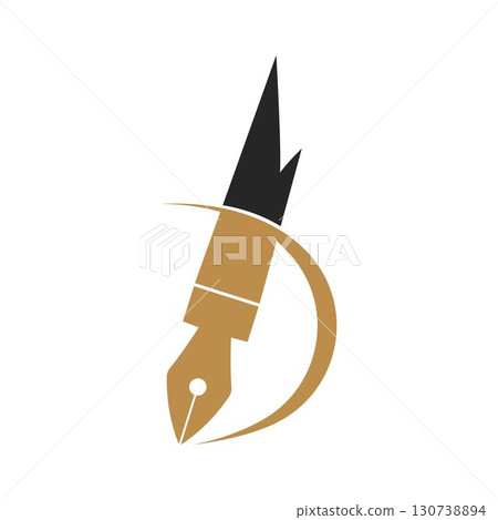 pen Logo template Vector illustration 130738894