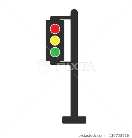Traffic lights icon vector design 130738916