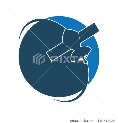 Satellite icon illustration vector Satellite icon illustration vector 130738989