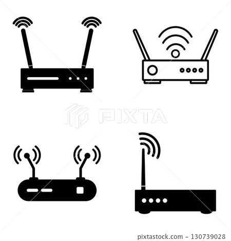 Router icon vector illustration design 130739028